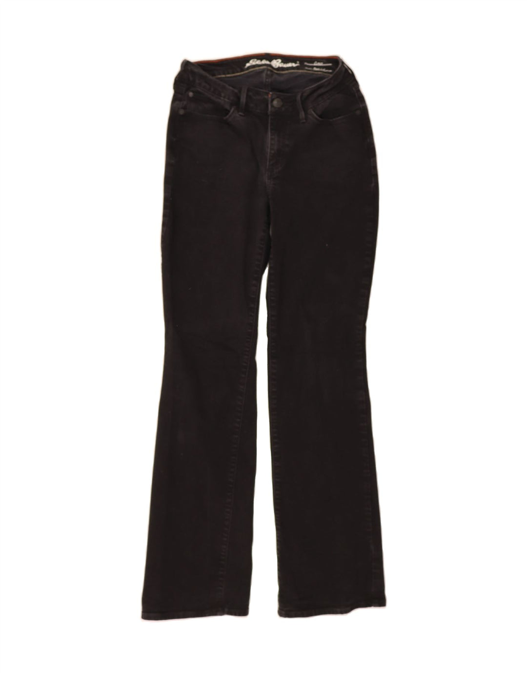 EDDIE BAUER Womens Curvy Bootcut Jeans US 6 Medium W28 L31 Black Cotton Vintage Eddie Bauer and Second-Hand Eddie Bauer from Messina Hembry 