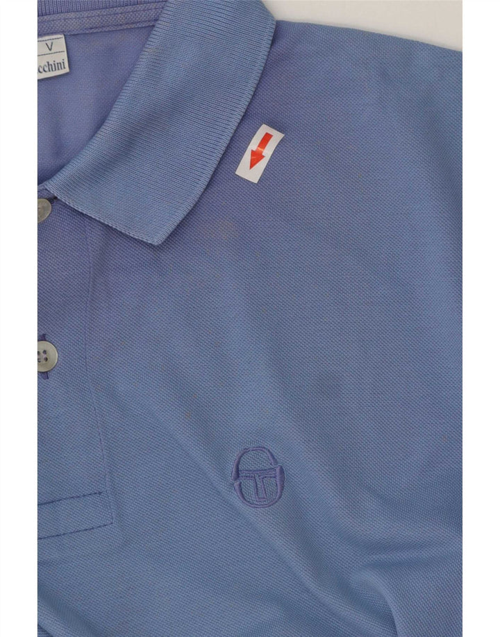 Sergio Tacchini Herren Poloshirt Large Blau