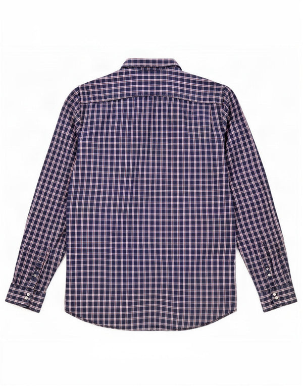 Gap Mens Shirt XL Navy Blue Check Cotton