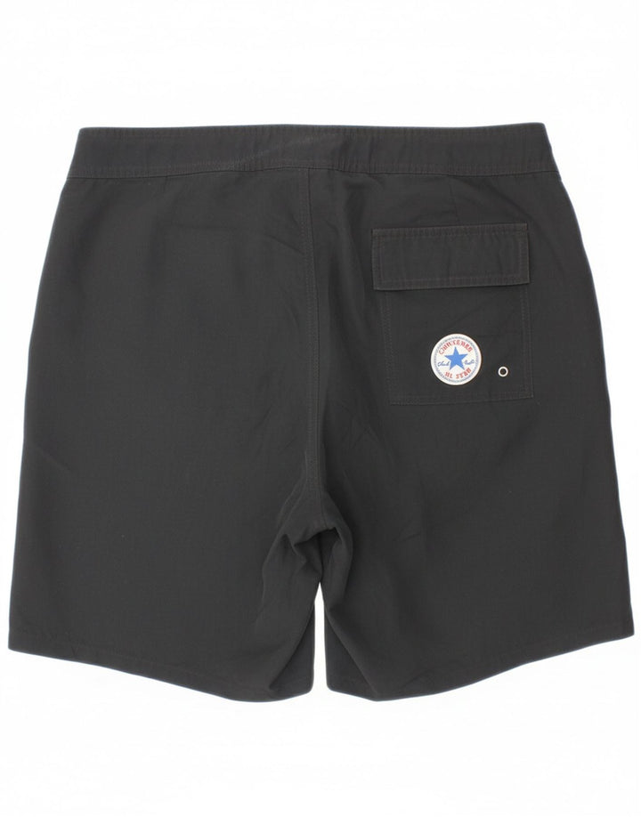 CONVERSE Mens Swimming Shorts XL  Black Polyester