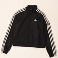 Adidas Pige Træningsdragt Topjakke 14-15 År Sort Polyester