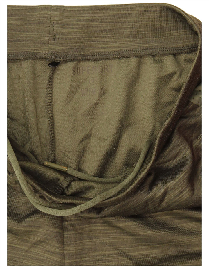 Superdry Træningsdragtsbukser til mænd Small Khaki Flecked Polyester