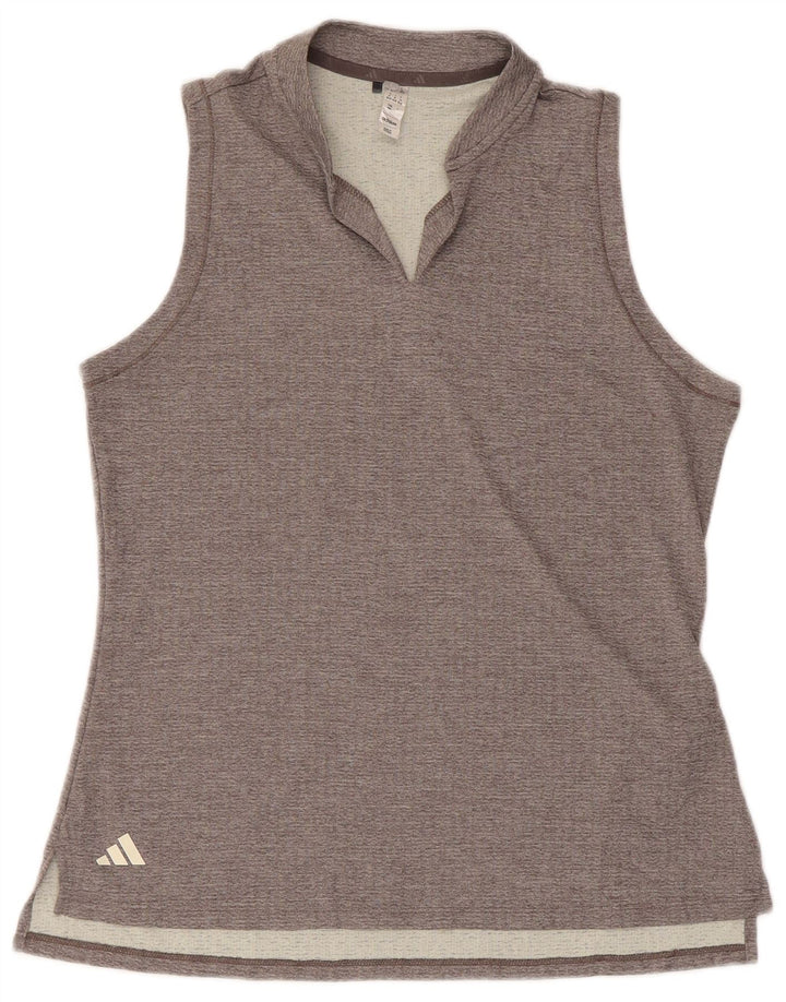 Adidas Γυναικείο Γιλέκο Τοπ UK 12/14 Medium Grey Polyester