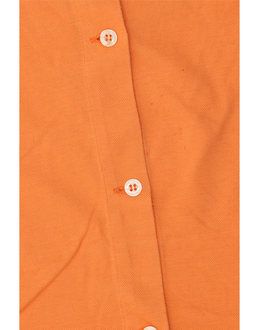 SERGIO TACCHINI Womens Short Sleeve Shirt Blouse UK 14 Medium Orange