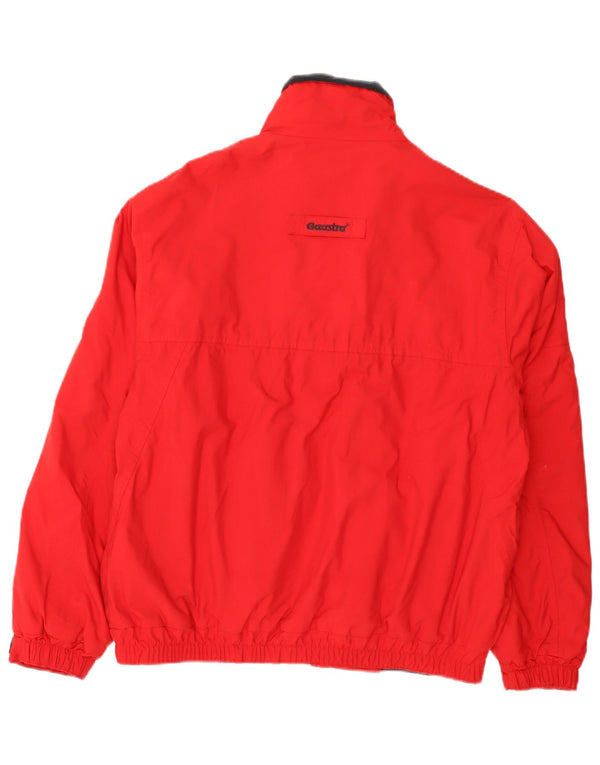 Gaastra Herre Windbreaker Jacket UK 38 Medium Rød Nylon