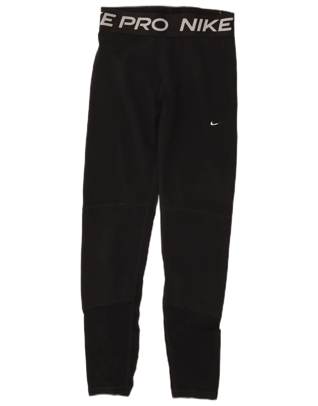 Nike Girls Graphic Leggings 13-14 Years Black Polyester