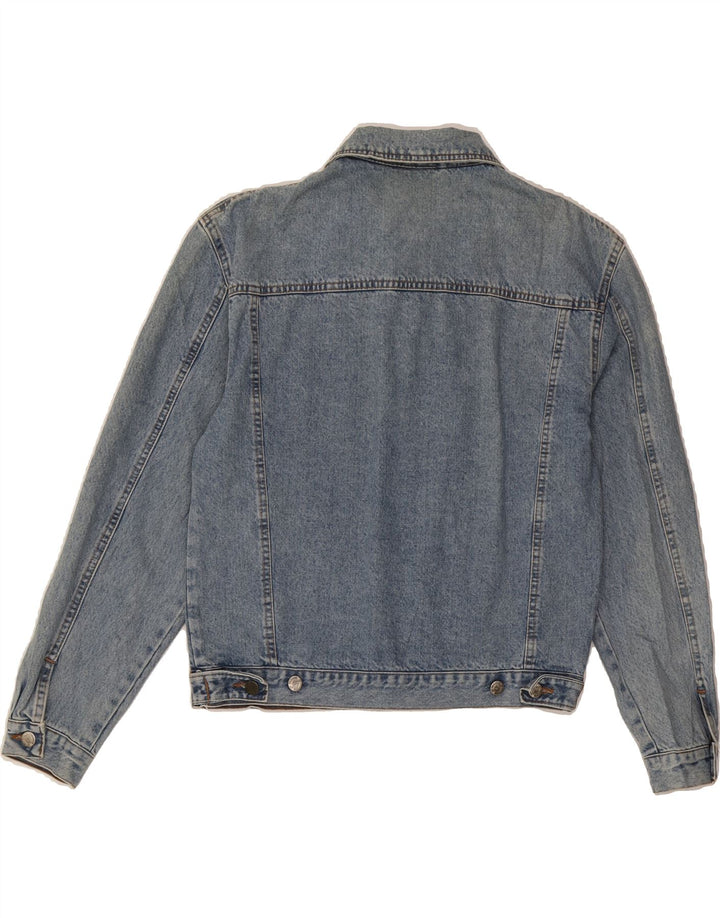 VINTAGE Mens Denim Jacket UK 38 Medium Blue Cotton Vintage Vintage and Second-Hand Vintage from Messina Hembry 