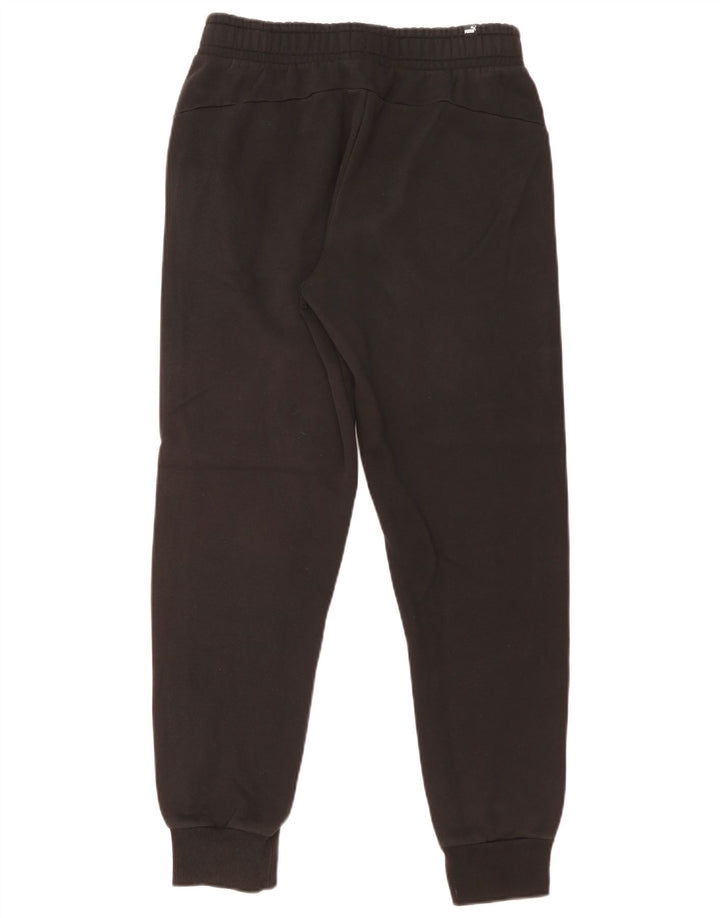 Puma Mens Tracksuit Trousers Joggers Medium  Black Cotton