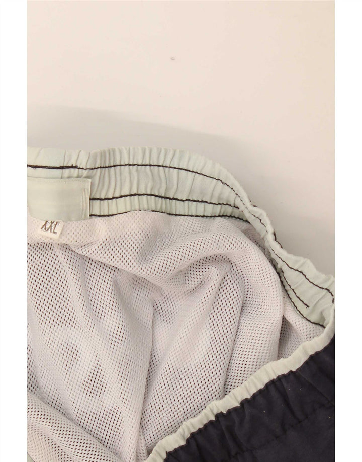 Asics Herre grafiske sportsshorts 2XL marineblå
