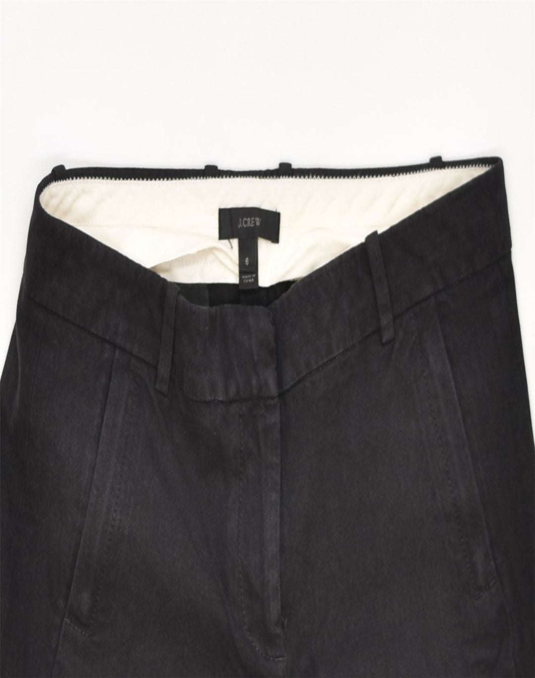 J. CREW Womens Slim Fit Chino Trousers US 6 Medium W32 L27 Navy Blue | Vintage | Thrift | Second-Hand | Used Clothing | Messina Hembry 