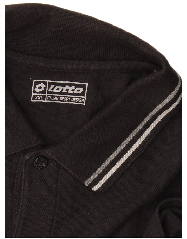 LOTTO Poloskjorte til mænd 2XL Sort