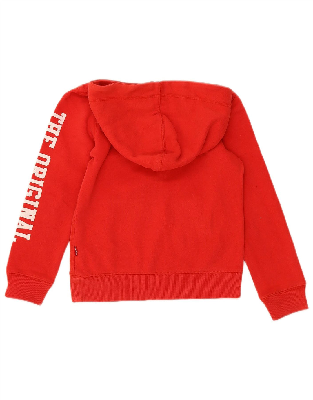 Suéter com capuz gráfico LEVI'S Boys 7-8 anos algodão vermelho