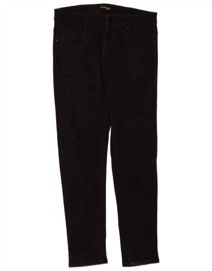 Damskie jeansy Wrangler W32 L28 Czarne bawełniane