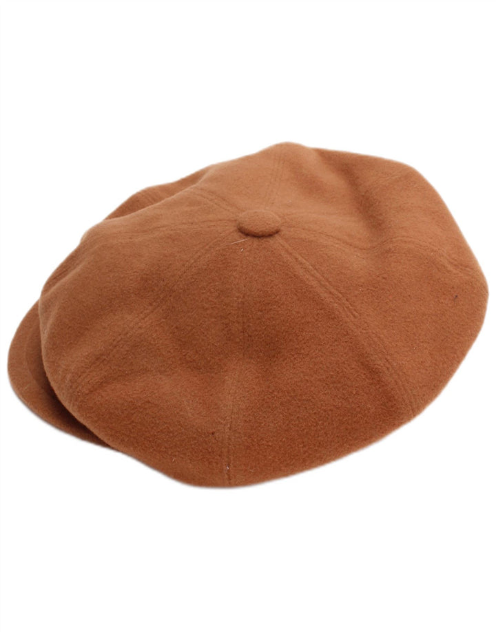 Portaluri Gorra Plana Hombre Grande Lana Beige Clásica