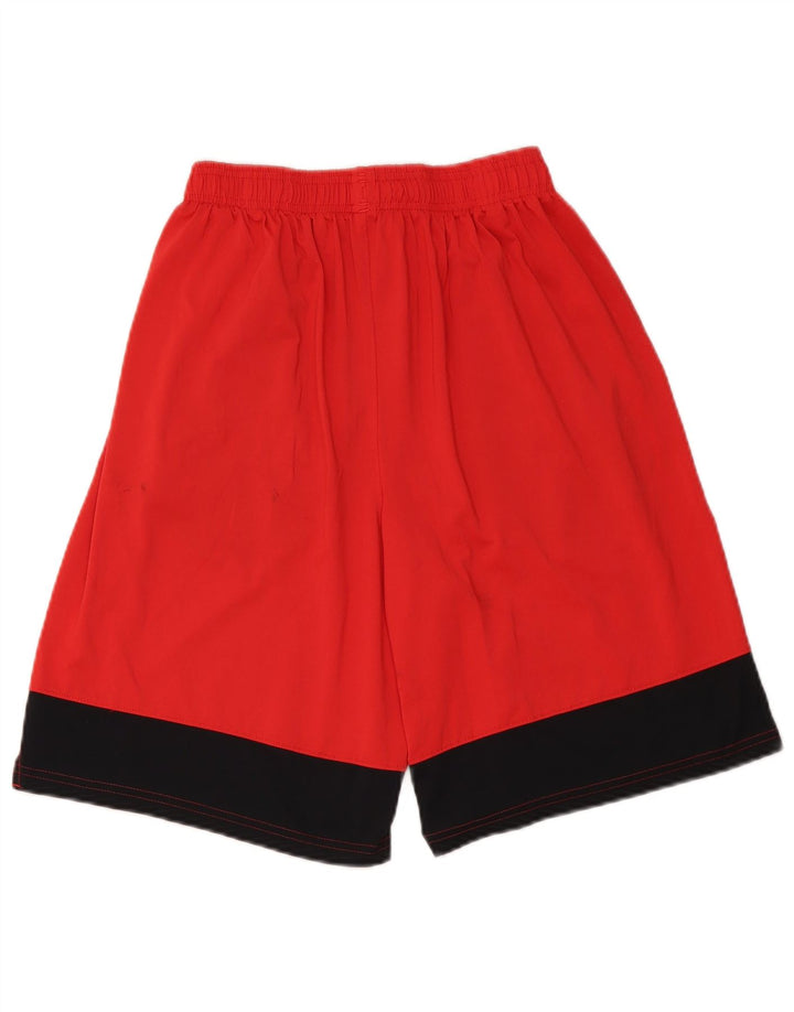 UNDER ARMOUR Herren-Sportshorts Mittelrotes Farbblock-Polyester