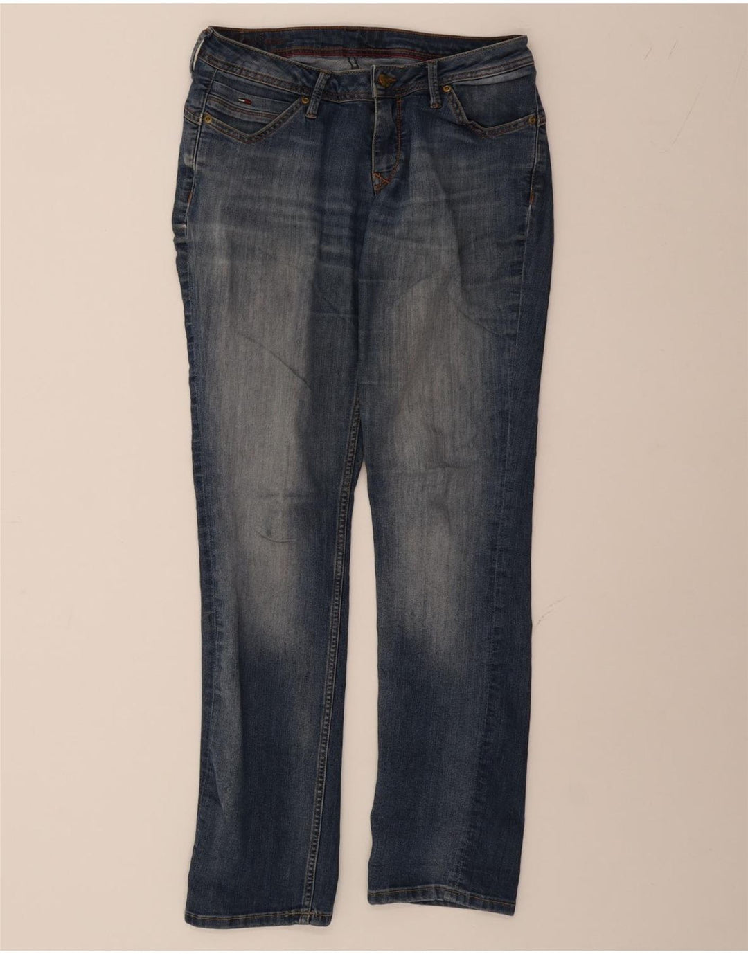 TOMMY HILFIGER Womens Slim Jeans W31 L31 Blue Vintage Tommy Hilfiger and Second-Hand Tommy Hilfiger from Messina Hembry 
