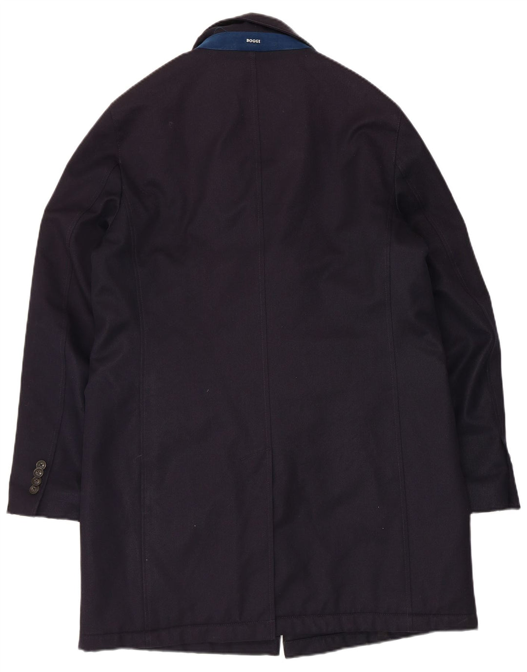 Ανδρικό πανωφόρι Boggi IT 46 Small Navy Blue Wool