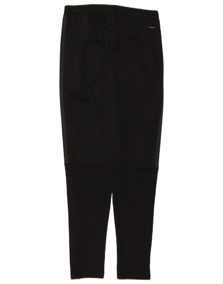 Adidas Mens Climalite Tracksuit Trousers Small Black Polyester