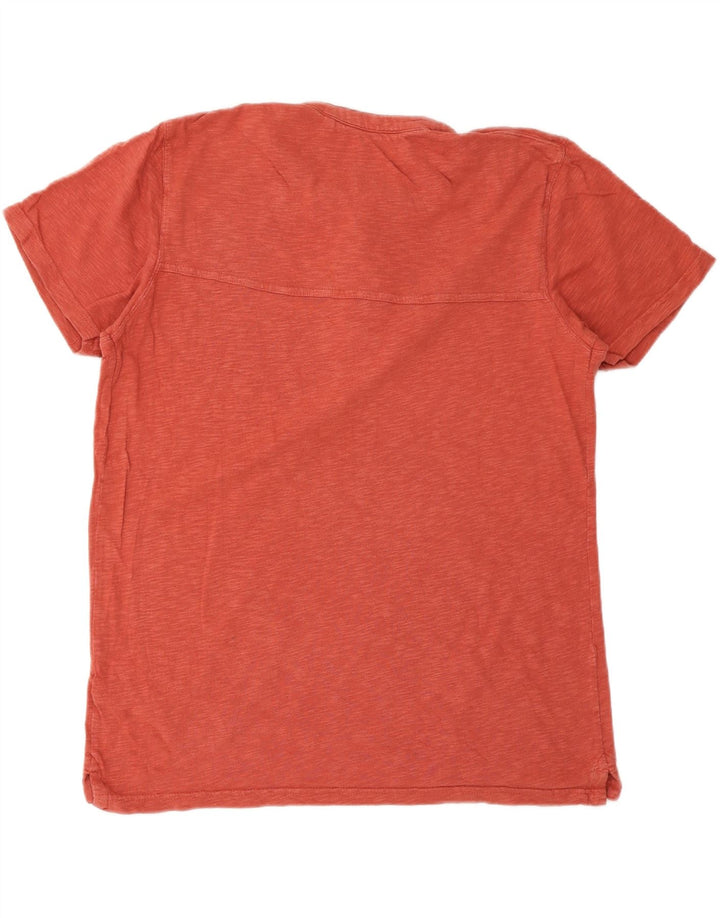 Fat Face Herren T-Shirt Top Small aus roter Baumwolle
