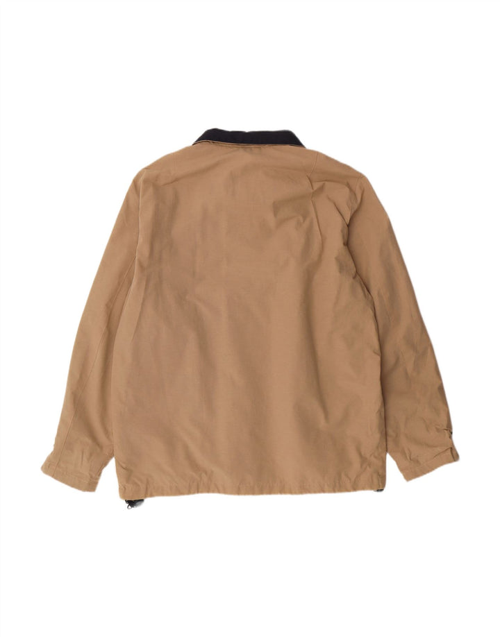 WAMPUM Mens Windbreaker Jacket UK 38 Medium Beige Polyamide