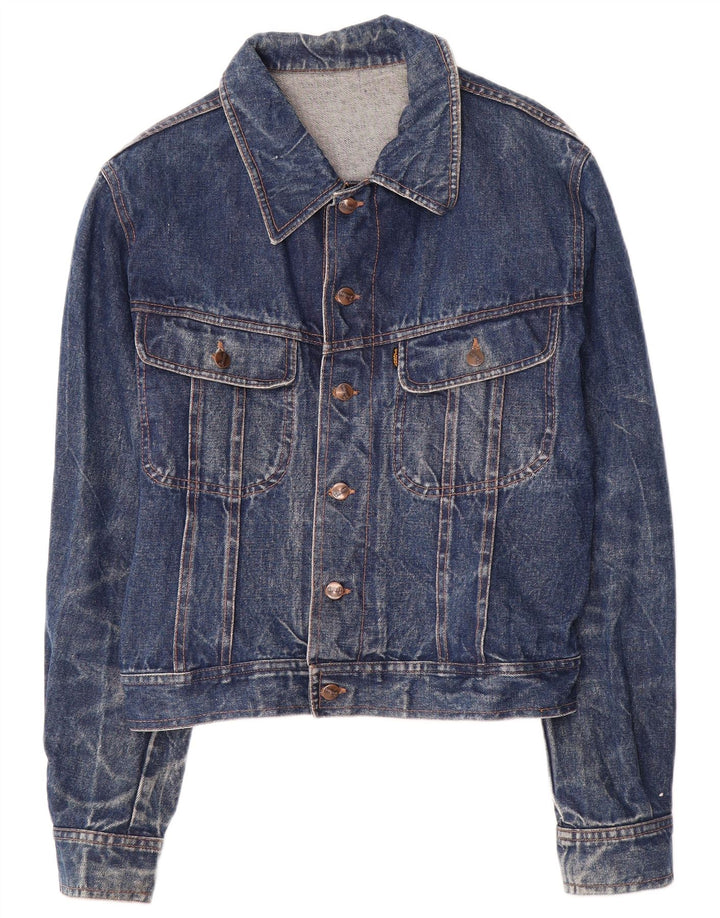 Jesus Herre denimjakke UK 38 Medium Blue Cotton