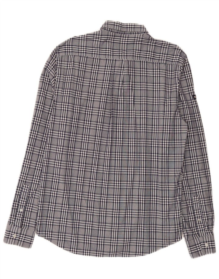 Superdry Mens Regular Fit Shirt Large Grey Check