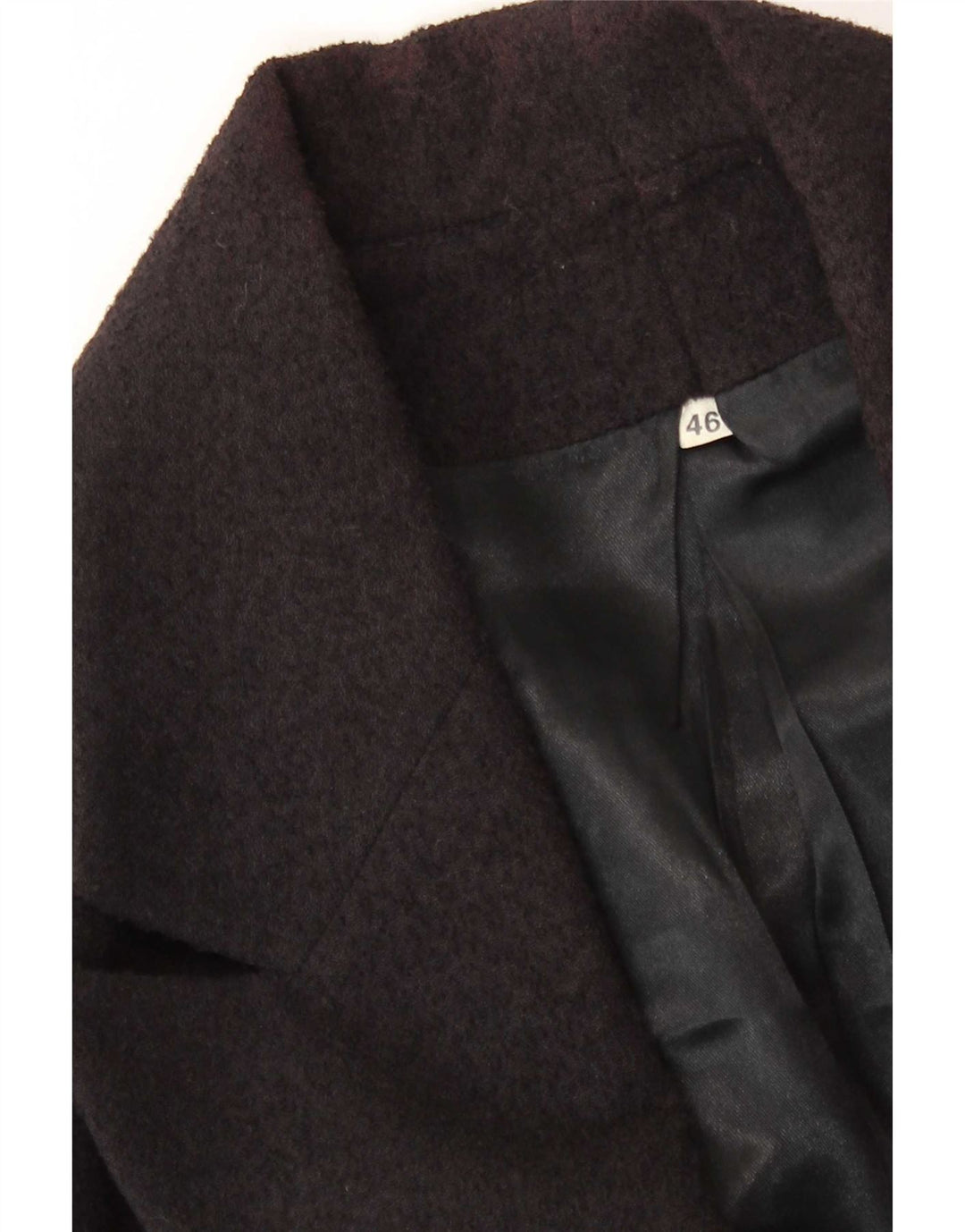 Vintage Damen 1 Knopf Blazer Jacke IT 46 Groß Schwarz