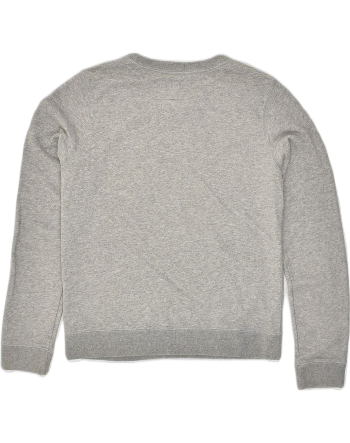 JACK WILLS Womens Graphic Sweatshirt Jumper UK 8 Small  Grey Cotton | Vintage Jack Wills | Thrift | Second-Hand Jack Wills | Used Clothing | Messina Hembry 