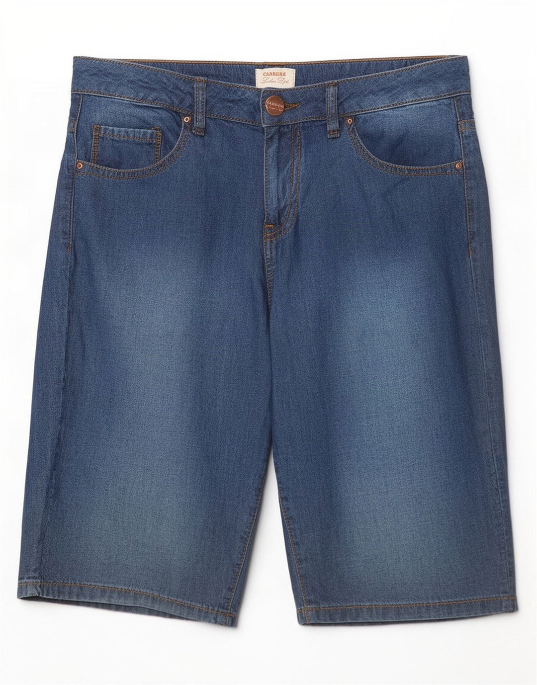 Carrera Damen Jeansshorts W27 Small Blaue Baumwolle