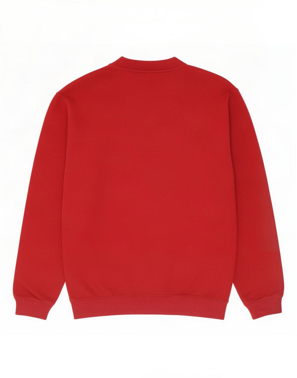 Wrangler Hombre Sudadera Jumper Large Rojo Algodón