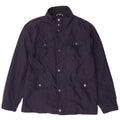 Crew Clothing Jachetă utilitare pentru bărbați UK 38 Medium Bleumarin Poliester