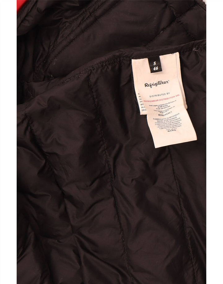 REFRIGIWEAR Mens Hooded Padded Jacket EU 46 Small Grey Polyamide