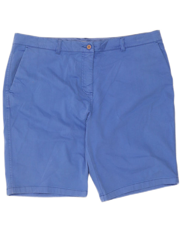 Damskie spodenki chino Joules z wysokim stanem UK 18 XL W38, niebieska bawełna