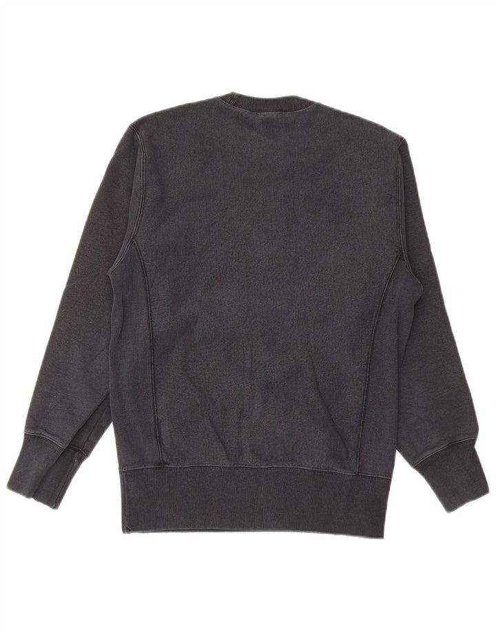 Champion Mens Sweatshirt Jumper Medium Black Cotton