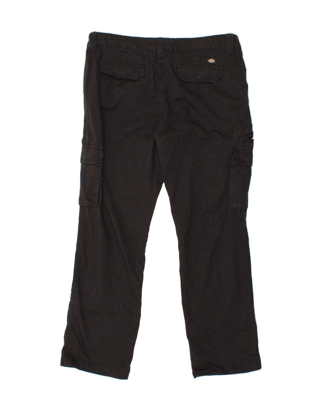 DICKIES Womens Straight Cargo Trousers W36 L32 Black Cotton Vintage Dickies and Second-Hand Dickies from Messina Hembry 