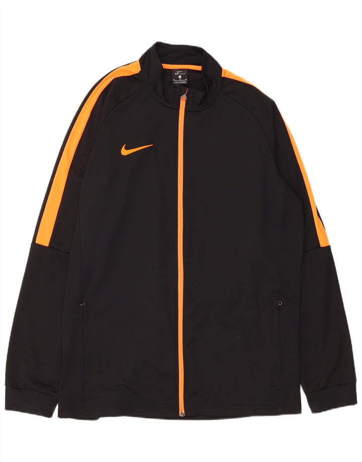 Nike Hommes Dri Fit Survêtement Top Veste XL Noir Colorblock Polyester