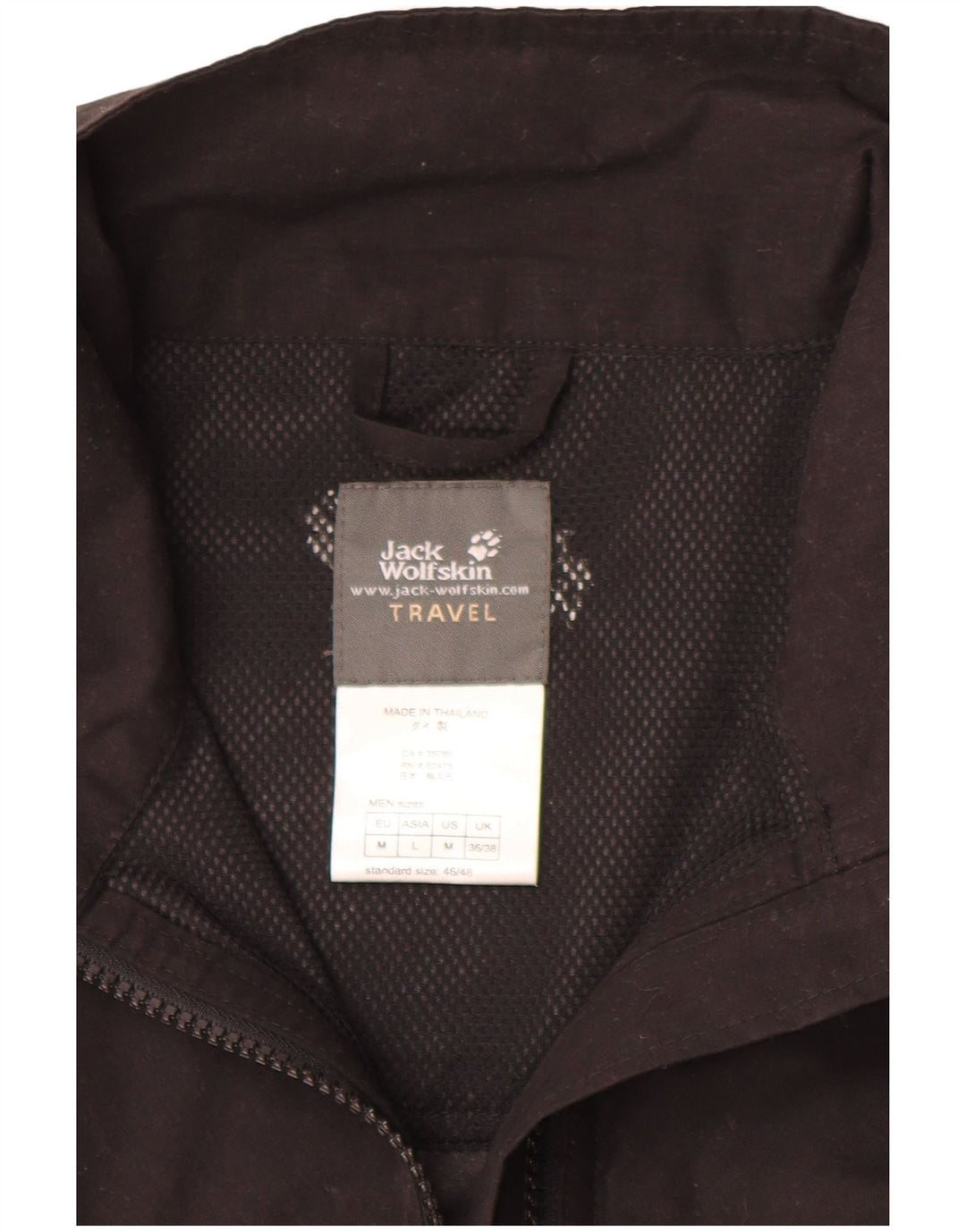 Jack Wolfskin Mens Sleeveless Tracksuit Top Jacket UK 36/38 Medium Black