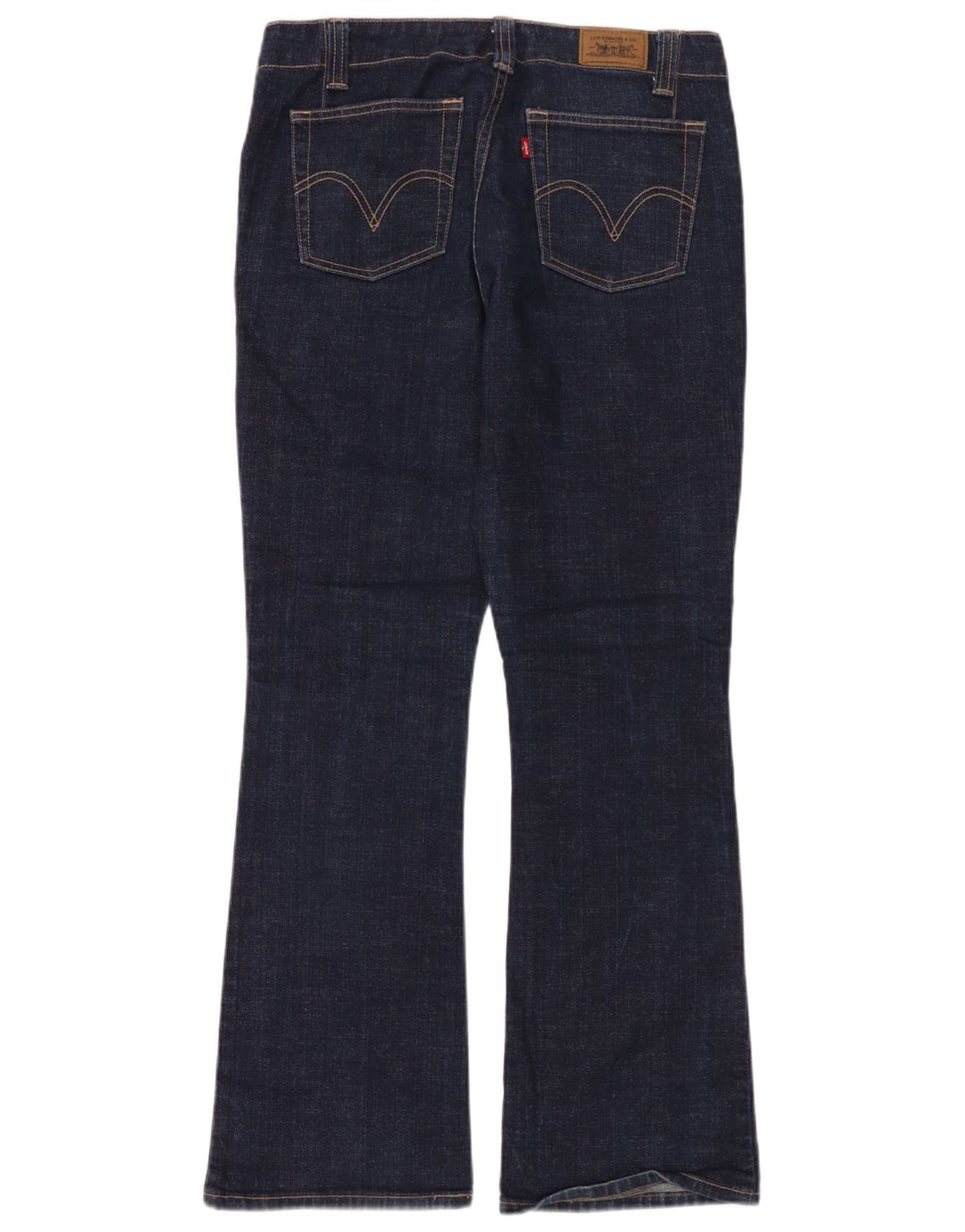 Levi's Womens 525 Bootcut Jeans US 10 Medium W32 L32 Navy Blue Cotton