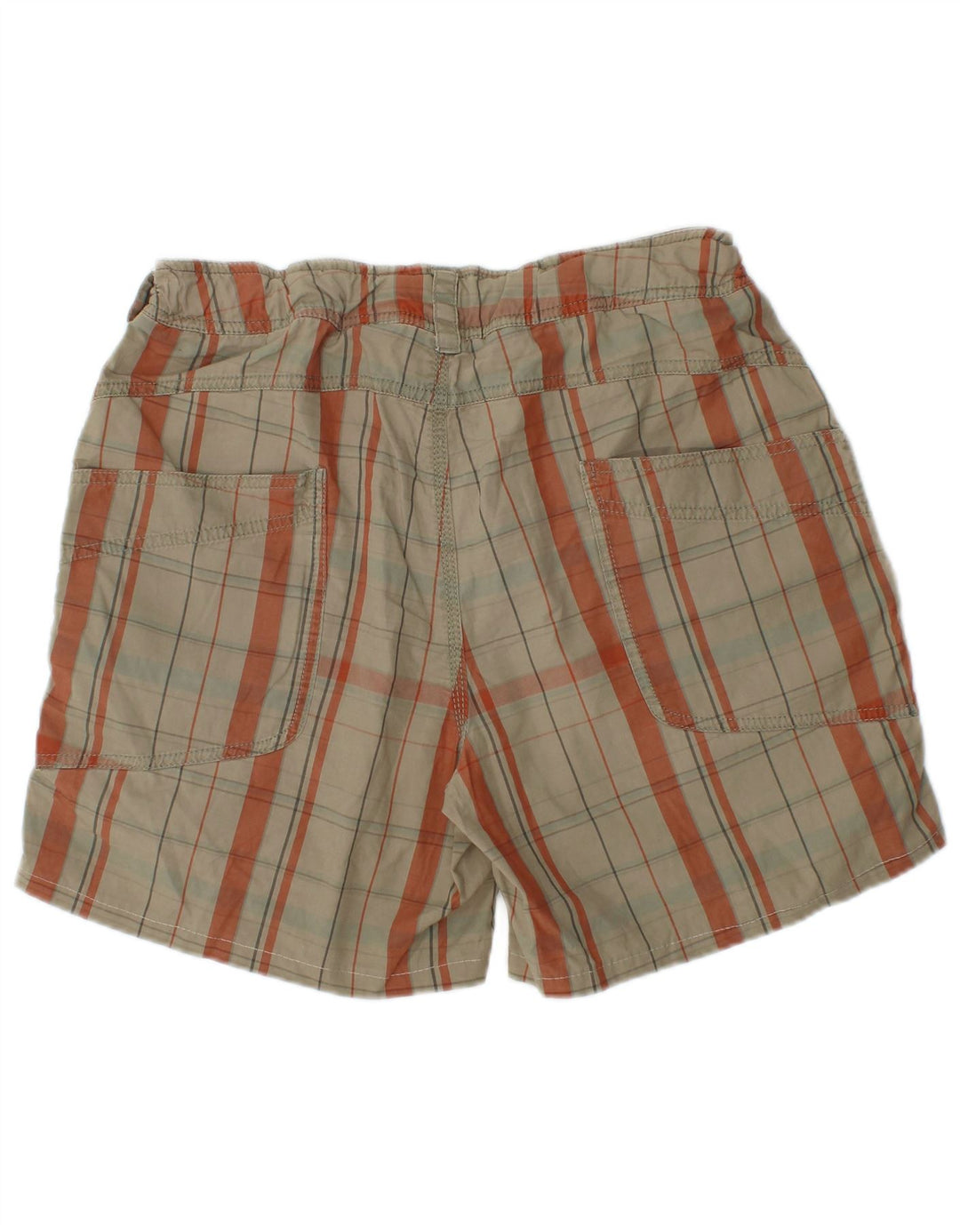 Nike Mens Shorts Medium W32 Green Plaid Cotton