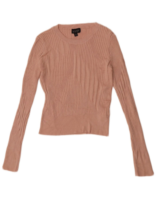 Topshop ženski kratki rukav dugih rukava UK 6 XS od ružičaste viskoze