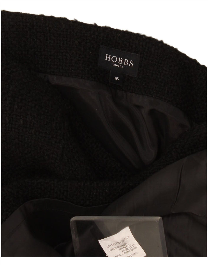 Hobbs Womens Pencil Skirt UK 16 Large W36 Black Wool