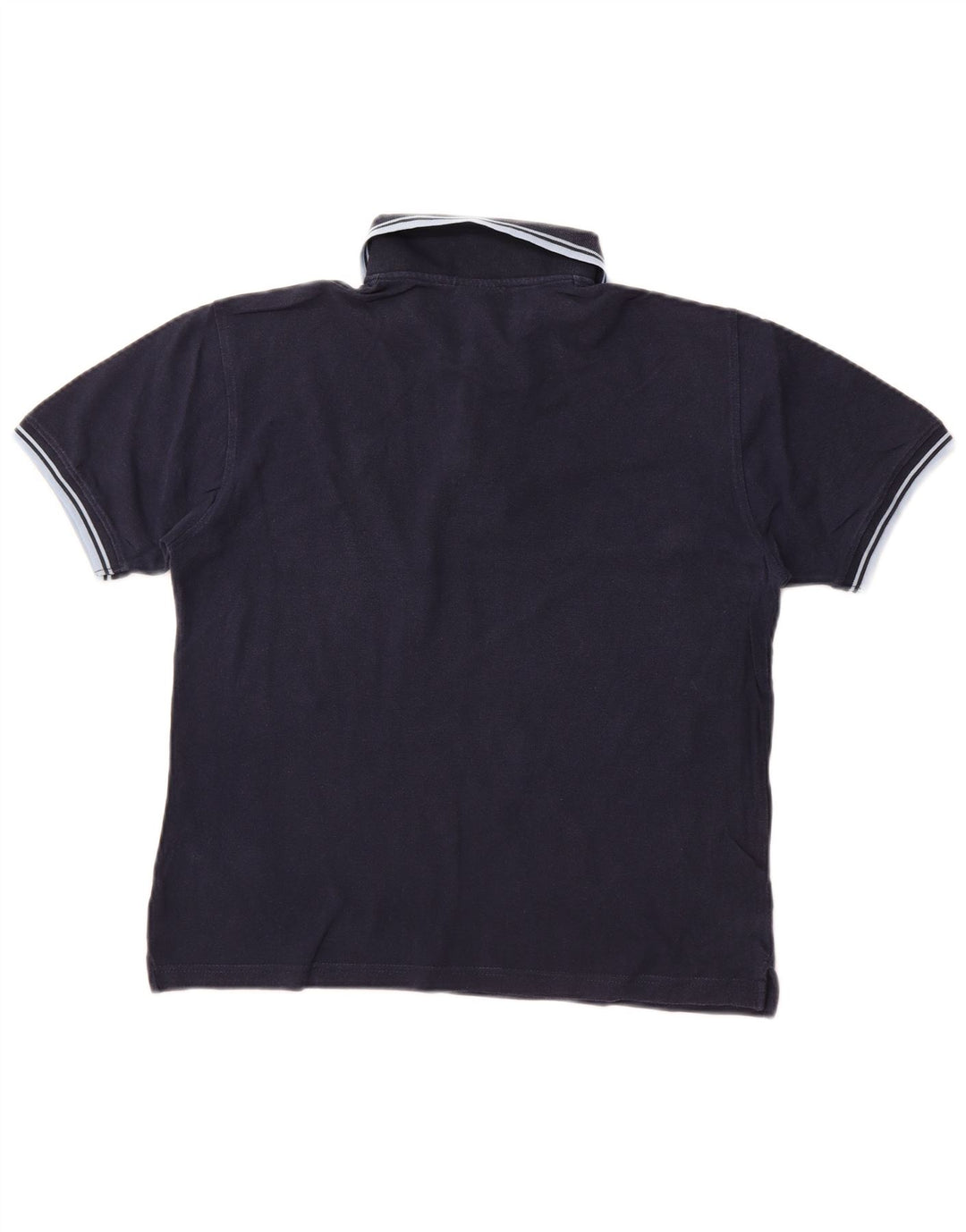Diadora Mens Polo Shirt Small Navy Blue Cotton