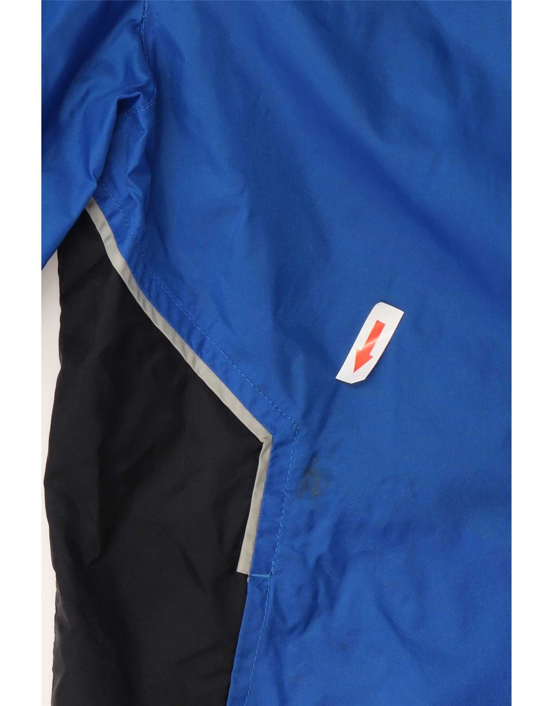 Puma Mens Hooded Rain Jacket UK 38 Medium Blue Colourblock Nylon