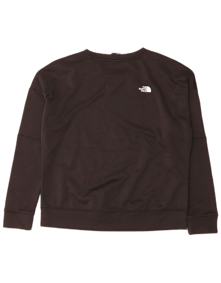 The North Face Womens Graphic Sweatshirt Jumper UK 14 Medium Black