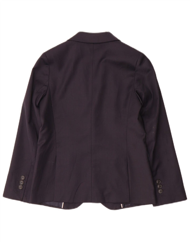 Jachetă Blazer 2 Nasturi Zara Băieți 9-10 Ani Lână Bleumarin