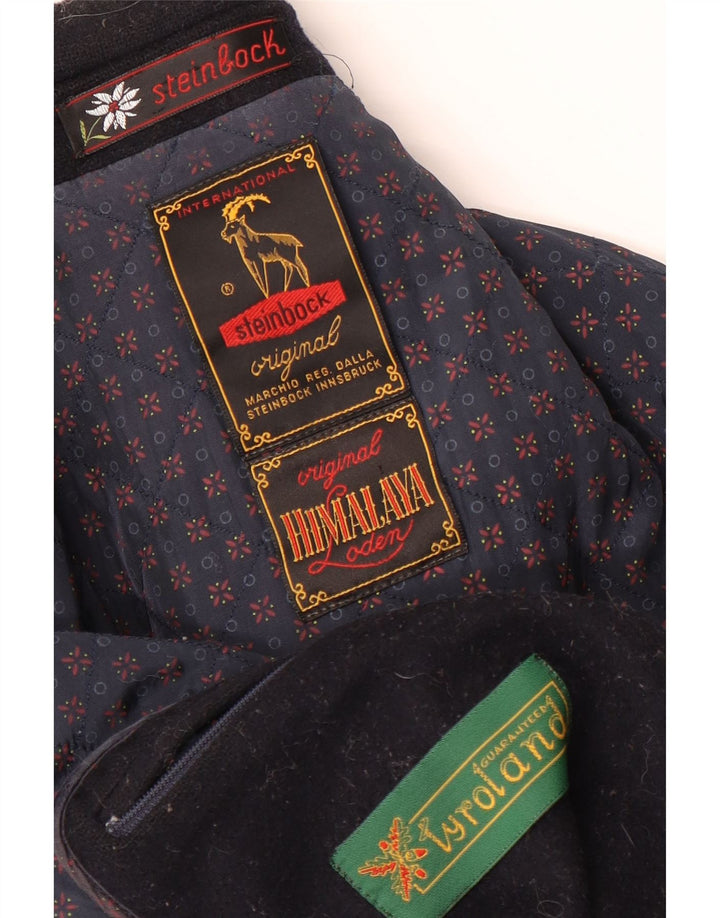 Steinbock Mens Bomber Windbreaker Jacket UK 42 XL Navy Blue