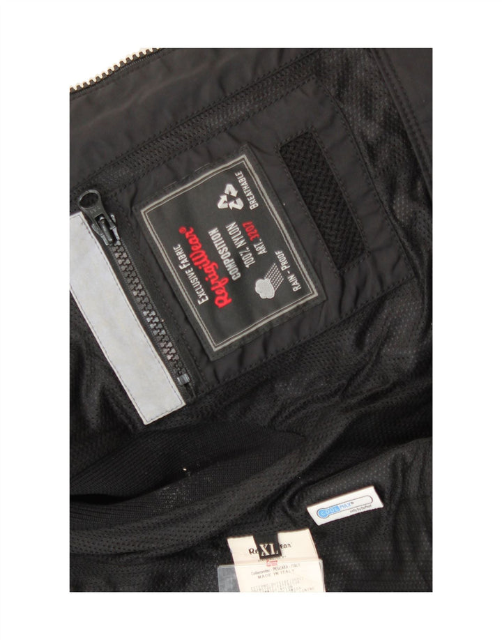 REFRIGIWEAR Womens Utility Jacket UK 18 XL Black Polyamide Vintage Refrigiwear and Second-Hand Refrigiwear from Messina Hembry 