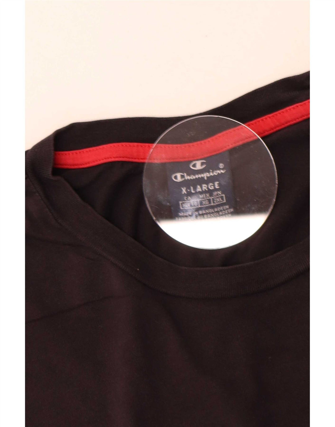 Champion T-Shirt Homme Haut XL Noir