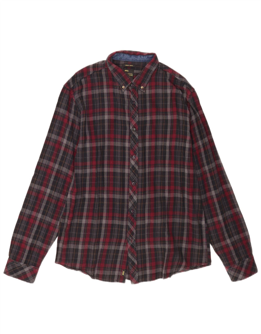 Rifle Mens Flannel Shirt XL Red Check