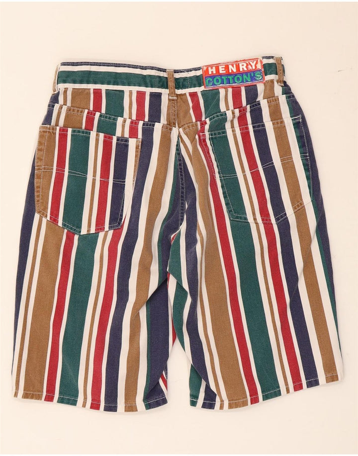 Henry Cottons Mens Denim Shorts IT 48 Medium W30  Multicoloured Cotton